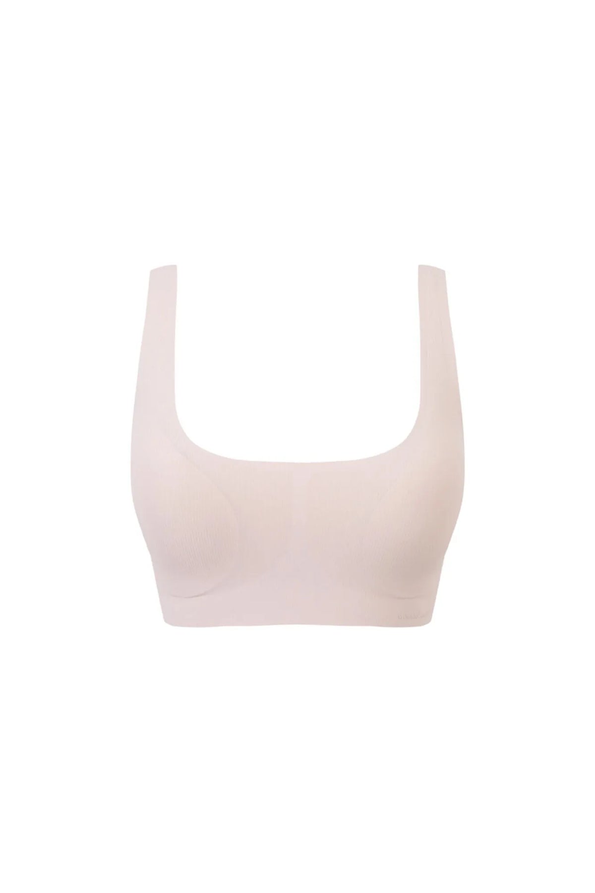 Women Secret Orange Women Nude Ribbed Microfibre Foam Top Bra SKU: 4024430_67 Image 05