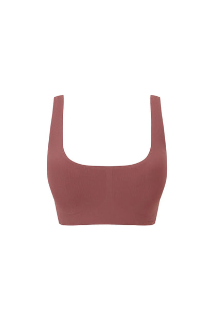 Women Secret Pink Women Pink Ribbed Microfibre Foam Top Bra SKU: 4024431_72 Image 05