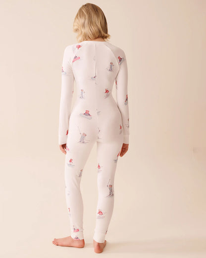 La Vie en Rose_Snow White Ski Placement_Apr�s-Ski Print Super Soft Long Sleeve Jumpsuit_40300063_P10549_02