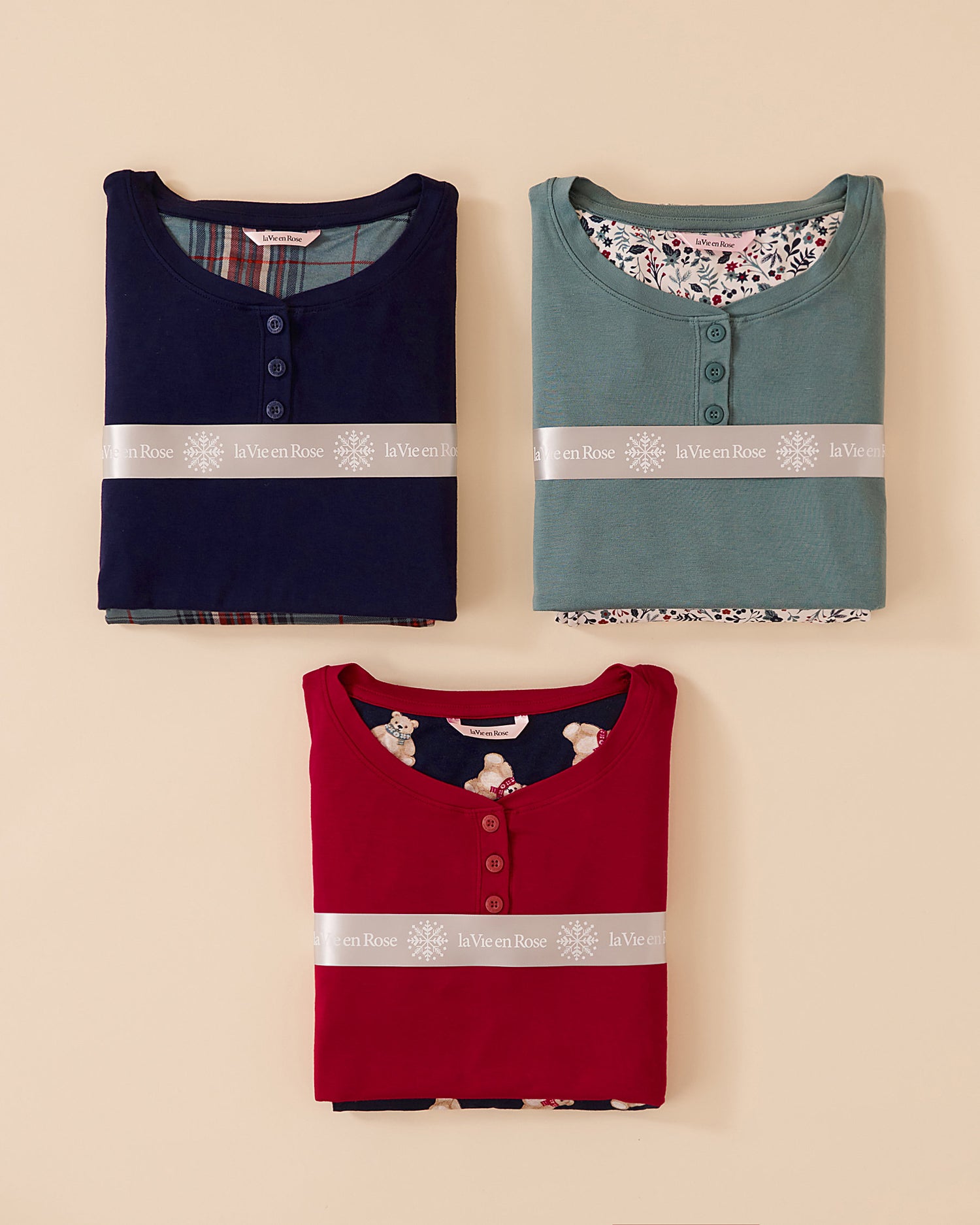 Teddy Bear Print Long Sleeve PJ Set_40400071_p40380_06