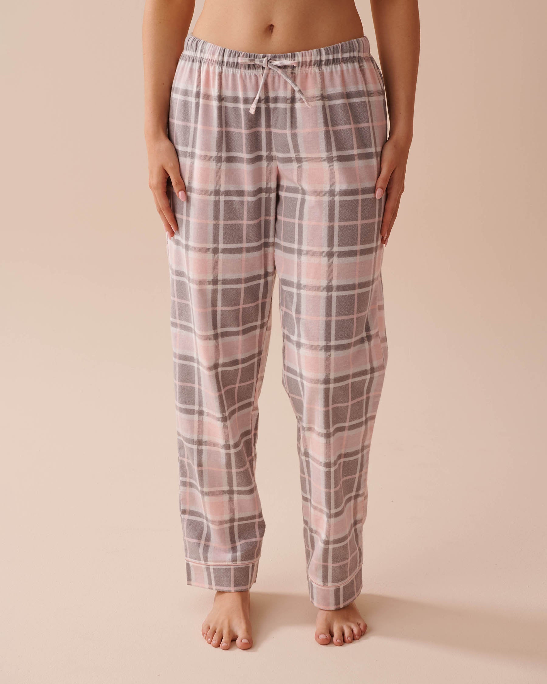 Teddy Bear Print Flannel PJ Set_40400073_P00382_05