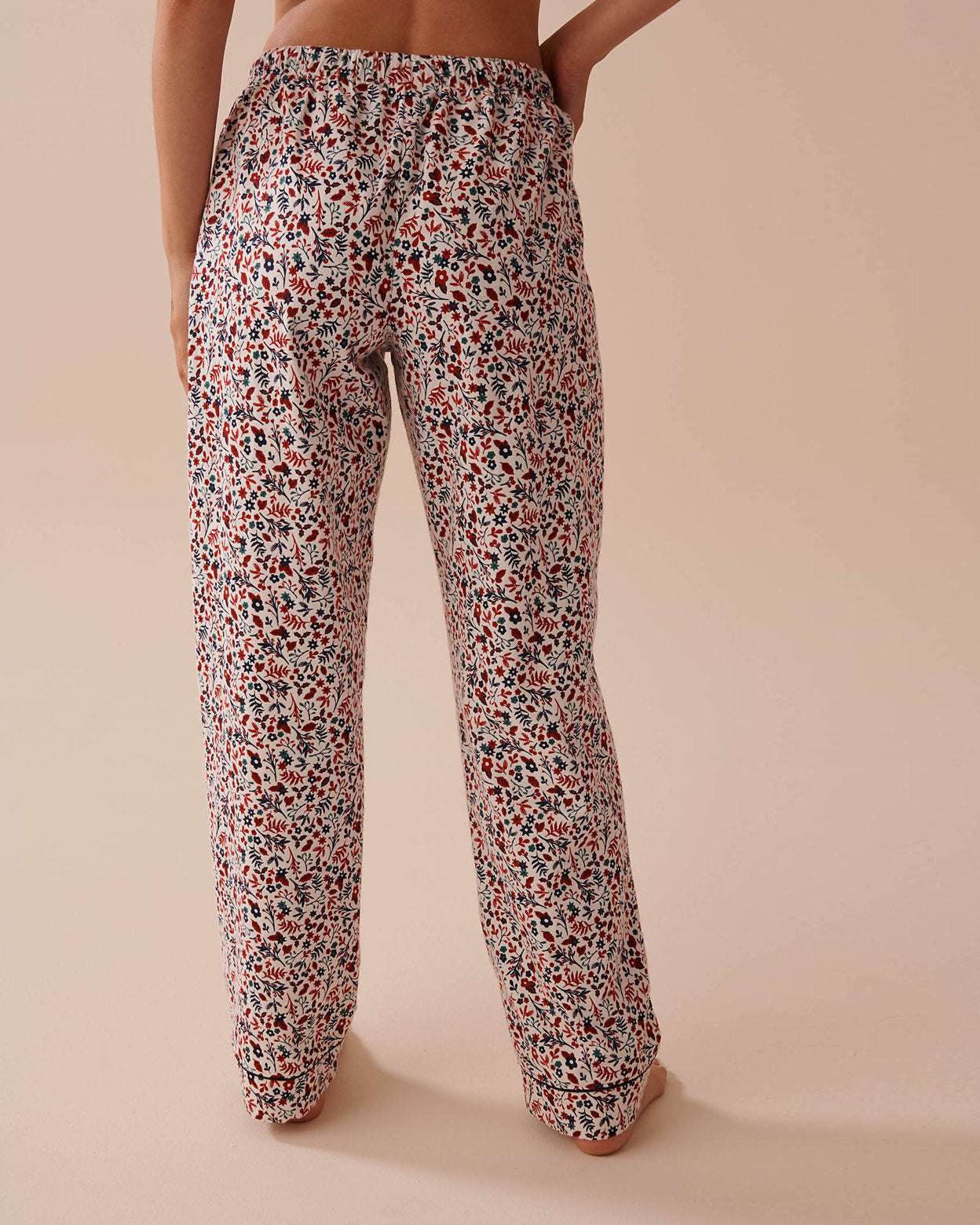Teddy Bear Print Flannel PJ Set_40400073_P10439_05