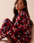 Teddy Bear Print Flannel PJ Set_40400073_P40381_03