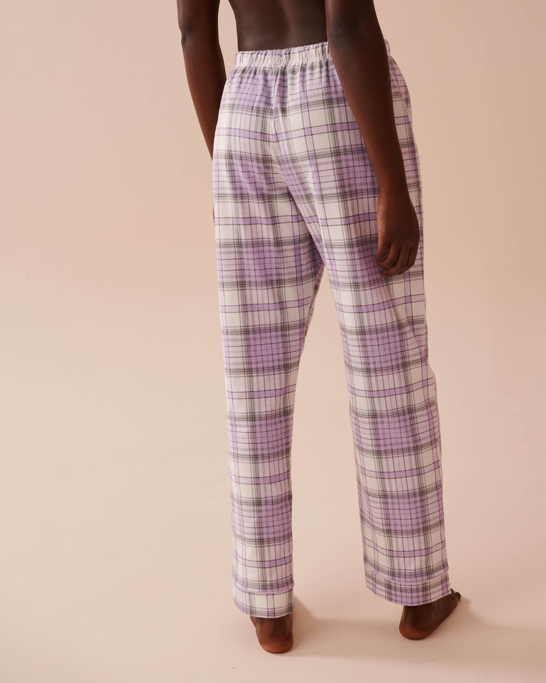 Teddy Bear Print Flannel PJ Set_40400073_P50082_05
