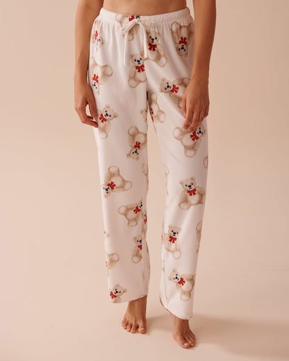 Deer Print Micropolar PJ Set_40400074_P10437_04