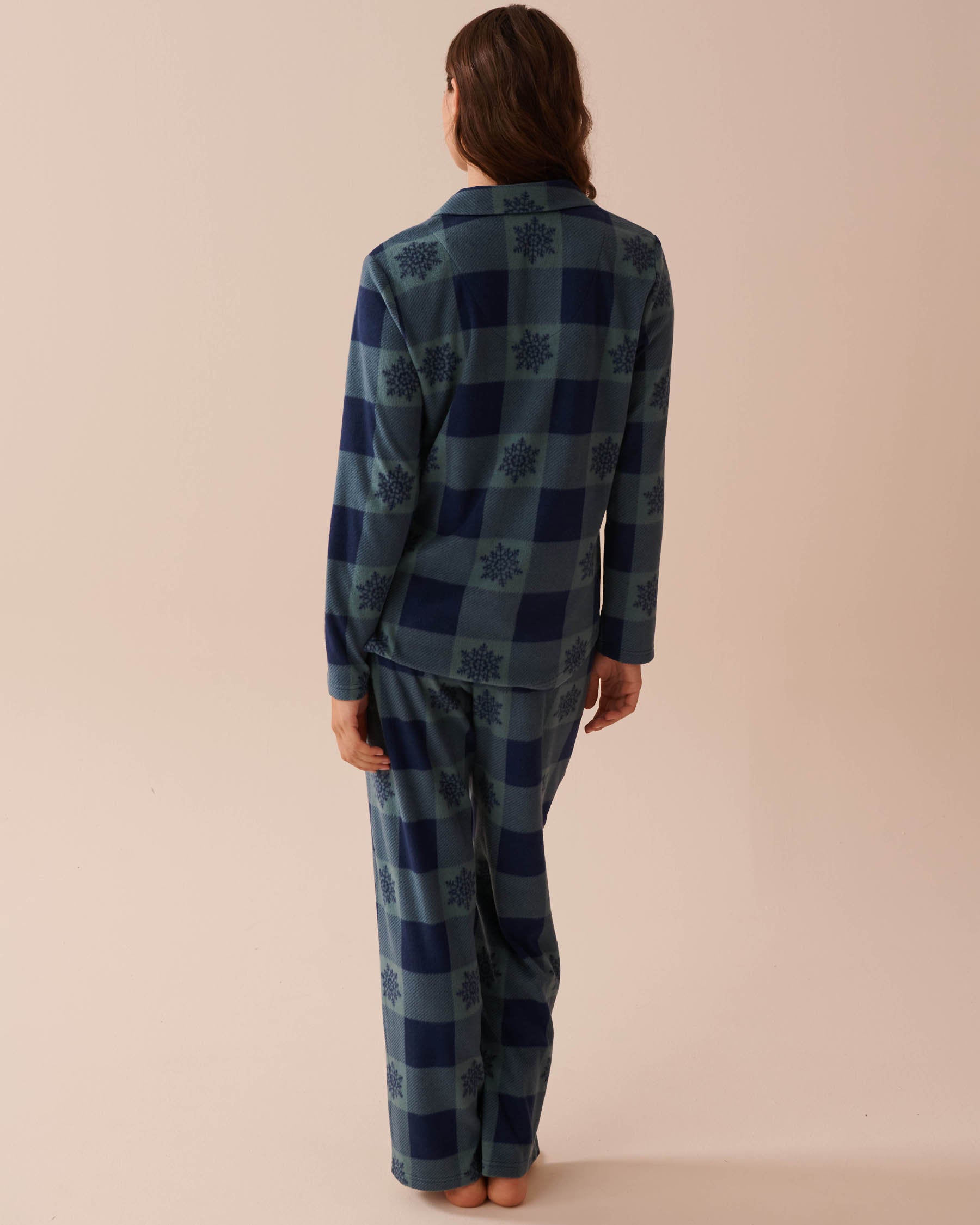 Deer Print Micropolar PJ Set_40400074_P40372_02