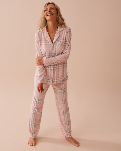 Deer Print Micropolar PJ Set_40400074_P60282_01