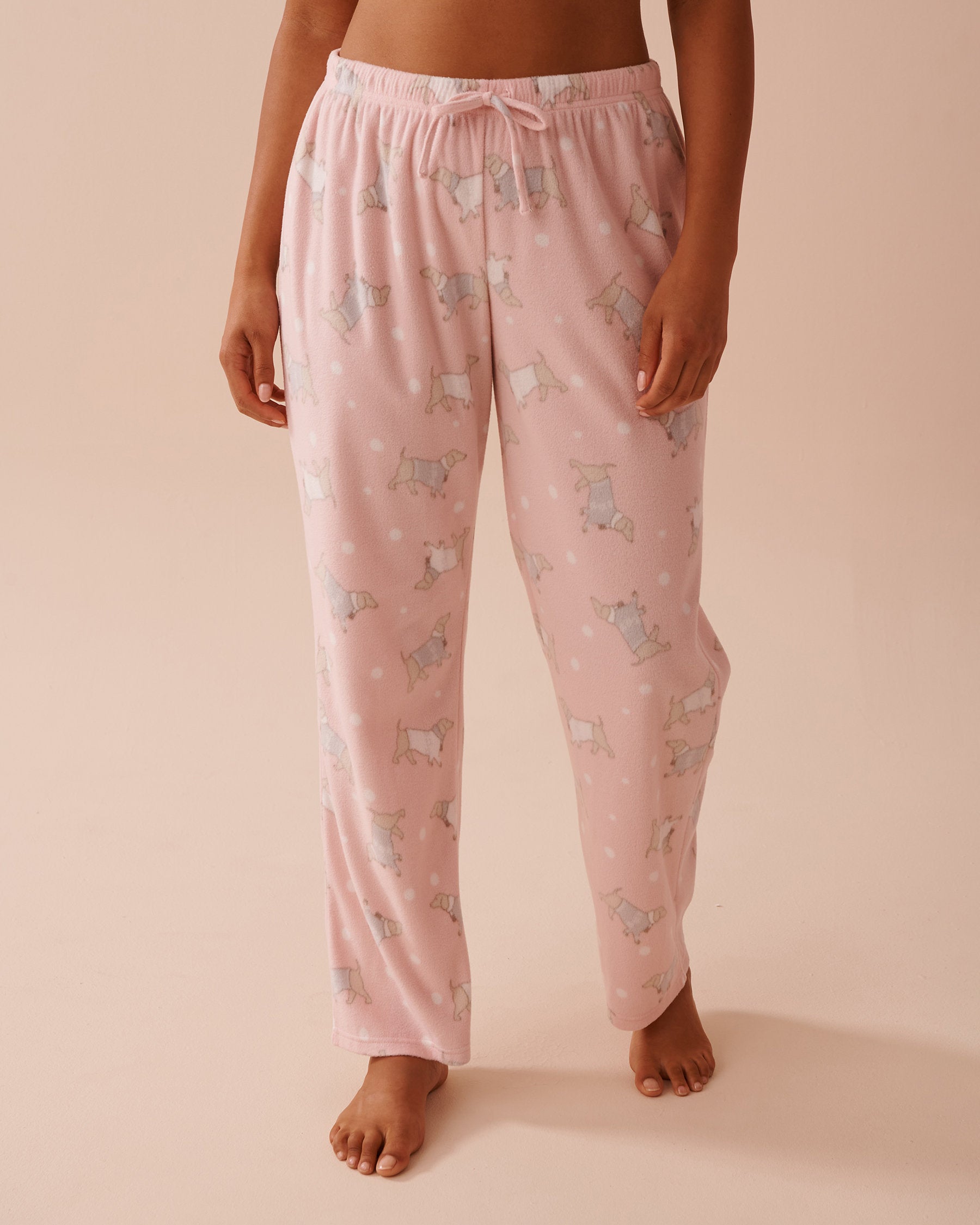 Deer Print Micropolar PJ Set_40400074_P60283_04