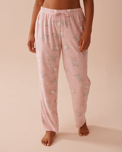 Deer Print Micropolar PJ Set_40400074_P60283_04