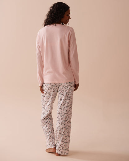 Blue Plaid Cotton PJ Set_40400075_P10441_03