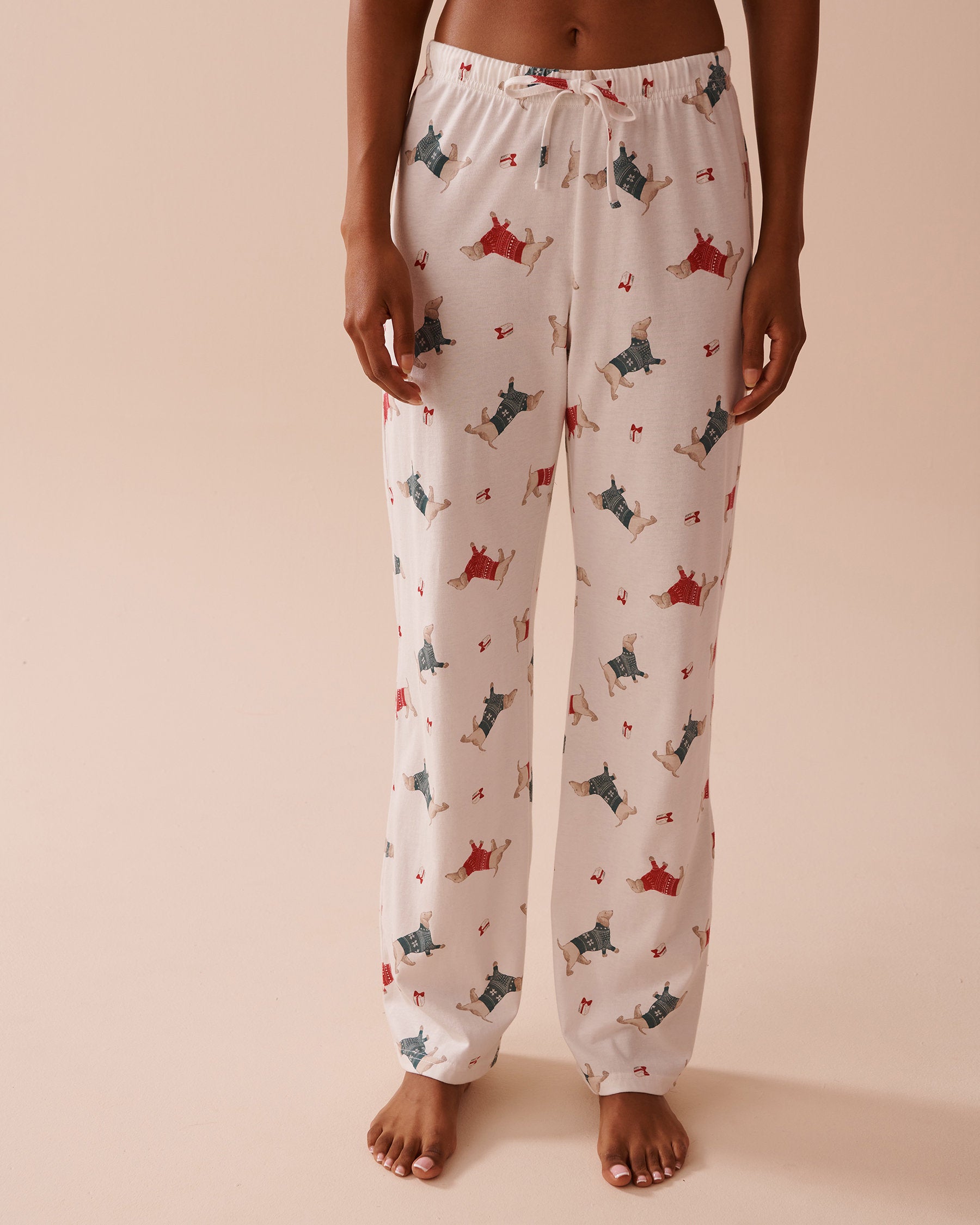 Blue Plaid Cotton PJ Set_40400075_P10443_04