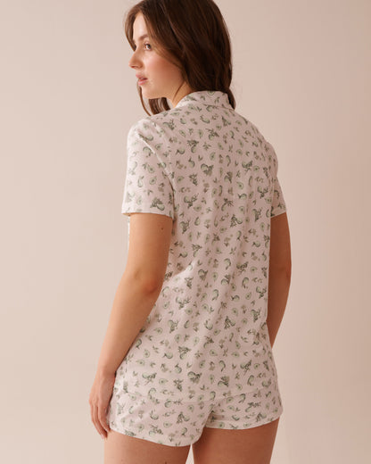 La Vie en Rose_Pear Print Shirt PJ Set_40400081_P10501_02