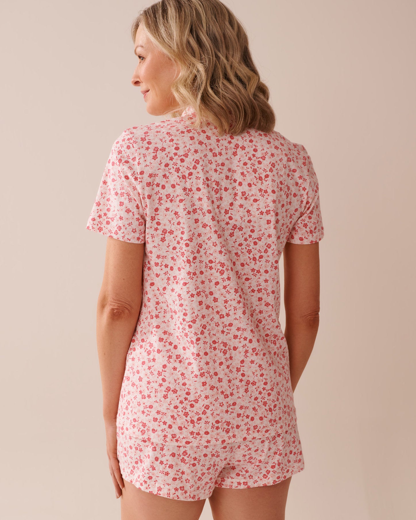 La Vie en Rose_Floral Print Shirt PJ Set_40400081_P10502_02