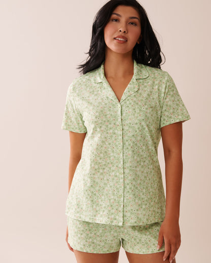 La Vie en Rose_Floral Print Shirt PJ Set_40400081_P30119_01