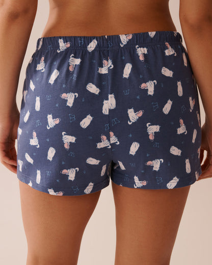 La Vie en Rose_Cat Print Shirt PJ Set_40400081_P40446_05