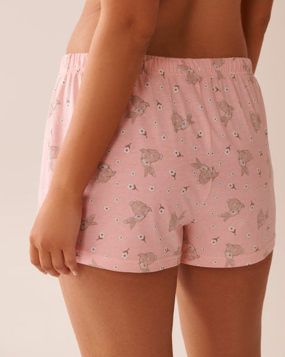 La Vie en Rose_Rabbit Print Shirt PJ Set_40400081_P60363_05