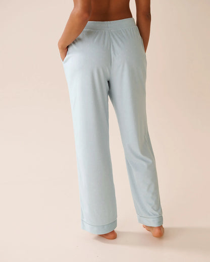 La Vie en Rose_Baby Blue Dot_Polka Dot Soft Velour Pj Set_40400086_P40486_05