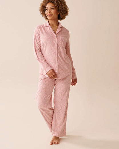 La Vie en Rose_Pale Lilac Tonal Leopard_Leopard Print Soft Velour Pj Set_40400086_P50100_01