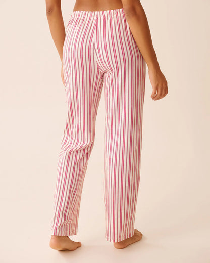 La Vie en Rose_Candy Cane Stripe_Candy Cane Print Cotton Pj Set_40400087_P10533_05