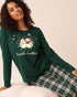 La Vie en Rose_Botanical Savvy Plaid_Penguin Print Cotton Pj Set_40400087_P30127_01