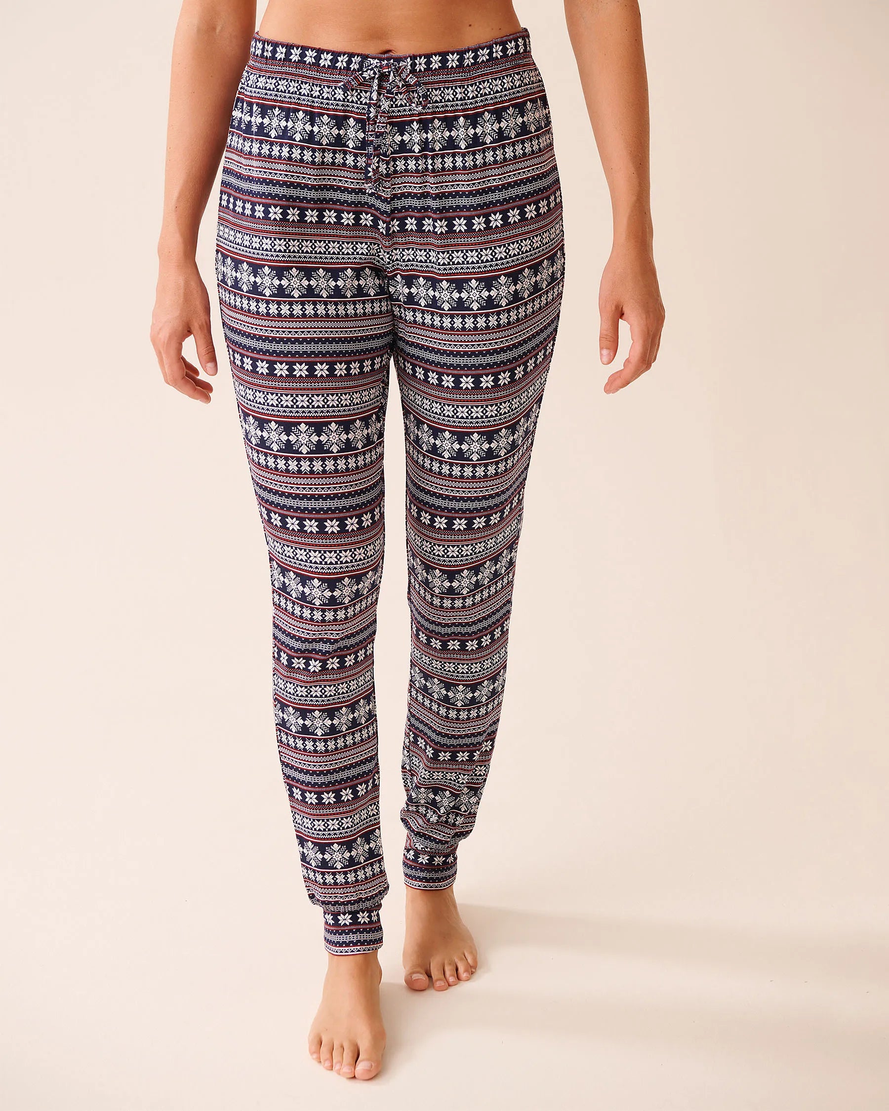 La Vie en Rose_Evening Blue Savvy Nordic_Polar Bear Print Long Sleeve Pj Set_40400088_P40494_04