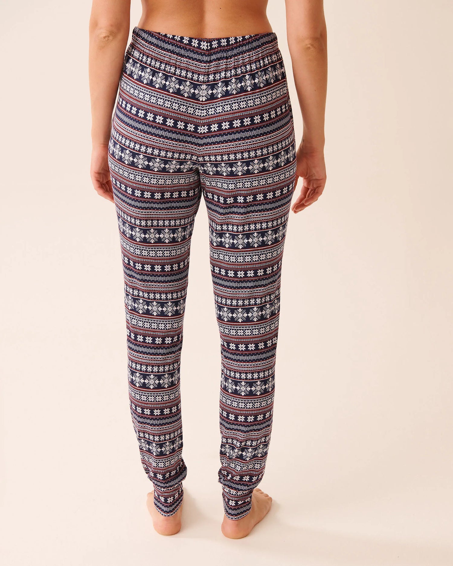 La Vie en Rose_Evening Blue Savvy Nordic_Polar Bear Print Long Sleeve Pj Set_40400088_P40494_05