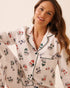 La Vie en Rose_Snow White Cat_Cat Print Flannel Pj Set_40400089_P10537_03