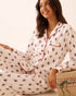 La Vie en Rose_Snow White Bouquet_Floral Bouquet Print Flannel Pj Set_40400089_P10538_01