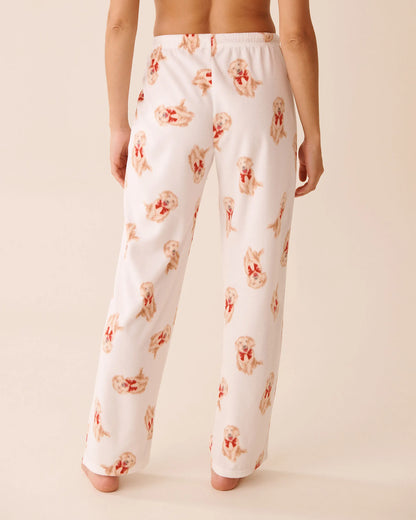 La Vie en Rose_Snow White Dogs_Dog Print Microfleece Pj Set_40400090_P10541_05