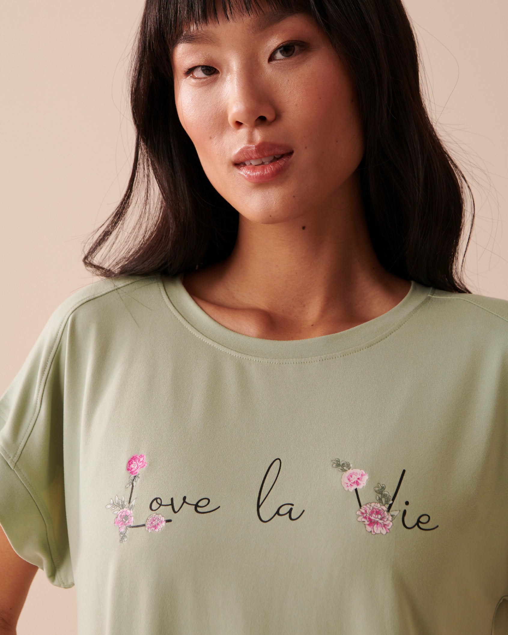 Peachy D Love Short Sleeve Sleepshirt_40500329_30035_03