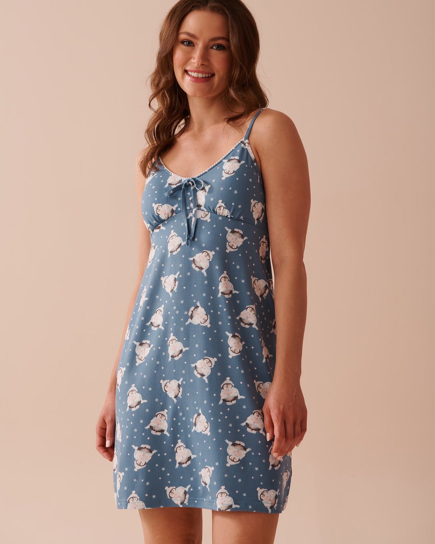 Penguin Print Super Soft Nightie_40500391_P40390_01