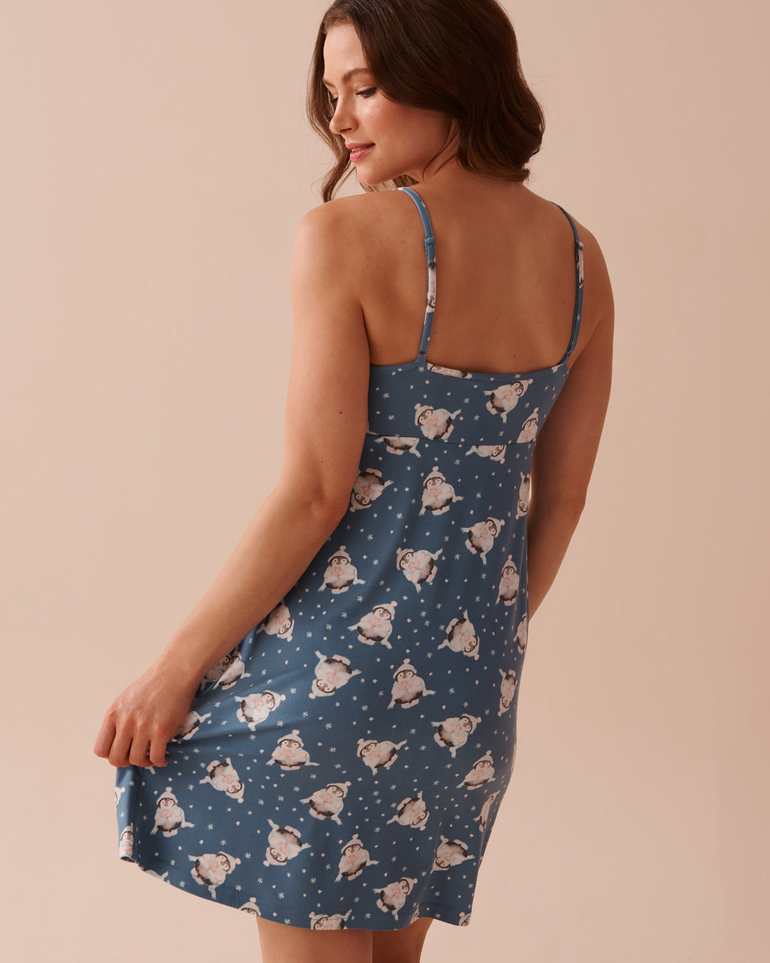 Penguin Print Super Soft Nightie_40500391_P40390_02