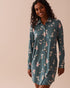 Rabbit Print Super Soft Long Sleeve Sleepshirt_40500396_P40392_01