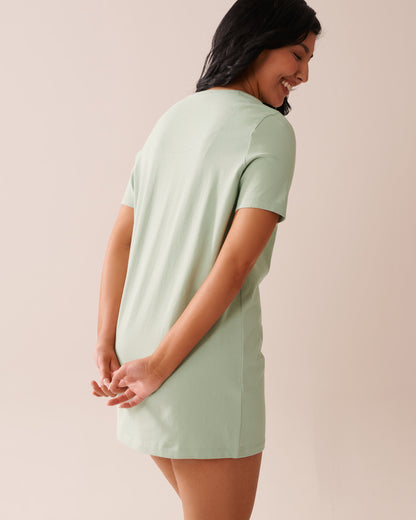 La Vie en Rose_Snail Print Cotton Sleepshirt_40500427_30055_02