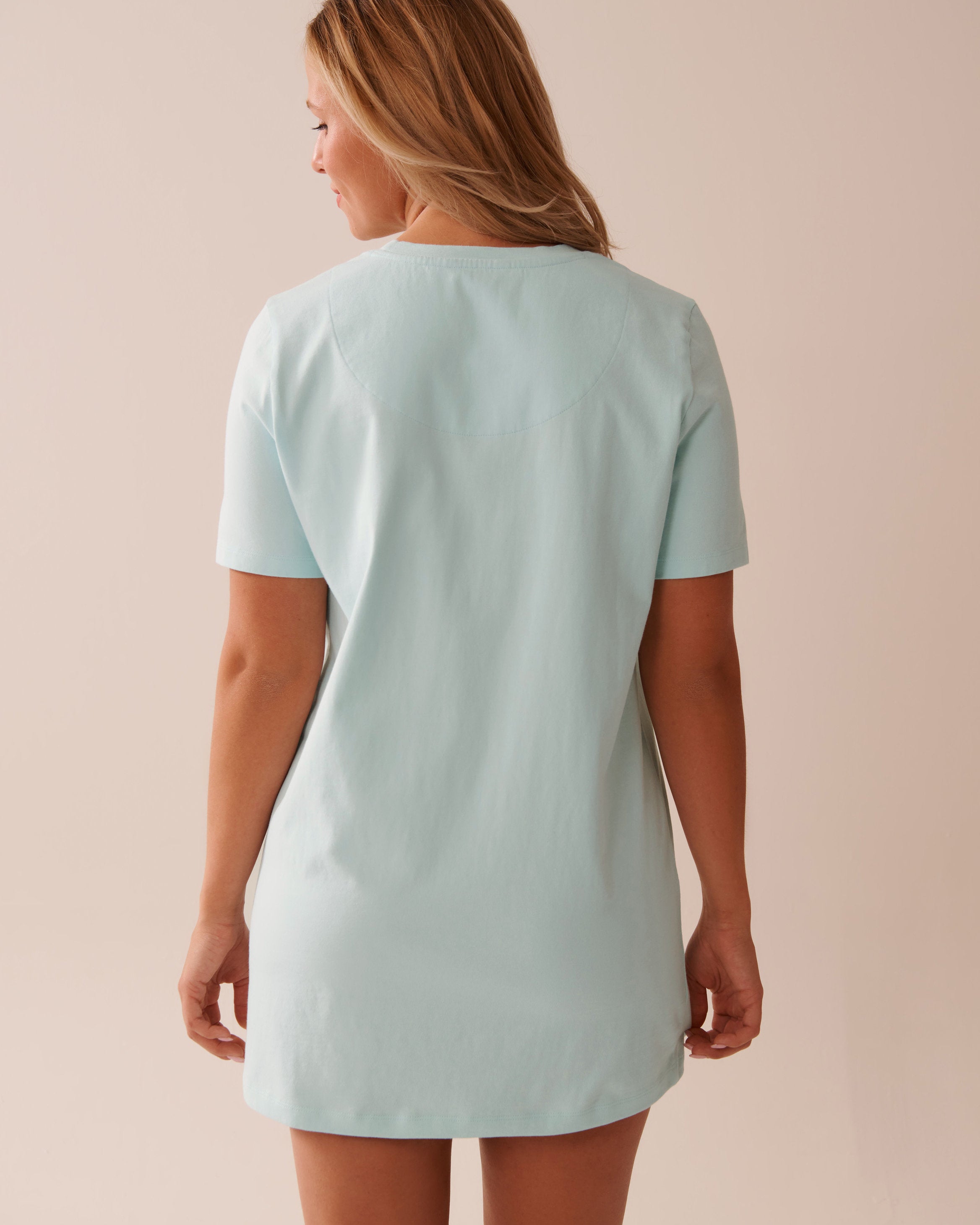 La Vie en Rose_Seashell Print Cotton Sleepshirt_40500427_40090_02