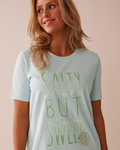 La Vie en Rose_Seashell Print Cotton Sleepshirt_40500427_40090_03