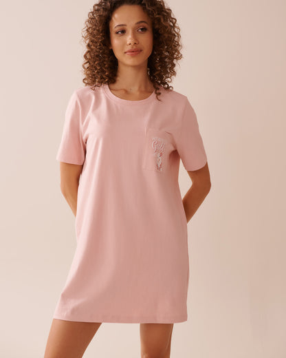 La Vie en Rose_Seagull Print Cotton Sleepshirt_40500427_60059_01
