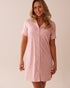 La Vie en Rose_Seagull Print Super Soft Button-Down Sleepshirt_40500430_P60357_01