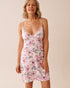 La Vie en Rose_Snow White Big Floral_Camellia Print Lace Trim Super Soft Nightie_40500437_P10512_01