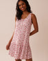 La Vie en Rose_Parfait Pink Ditsy_Pink Floral Print Ribbed Jersey Nightie_40500440_P60389_01