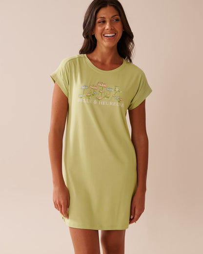 La Vie en Rose_Lint_Frog Print Super Soft Sleepshirt_40500441_30132_01