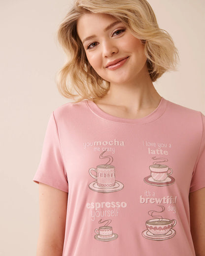 La Vie en Rose_Zephyr_Coffee Print Super Soft Sleepshirt_40500449_60160_03