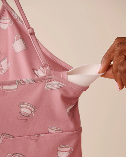 La Vie en Rose_Zephyr Coffee_Coffee Cup Print Super Soft Nightie_40500450_P60400_03