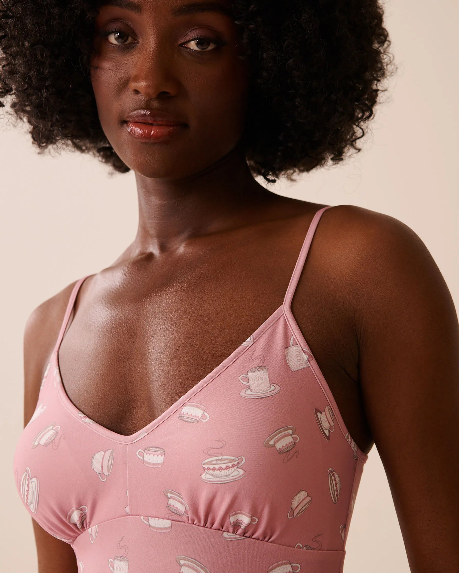 La Vie en Rose_Zephyr Coffee_Coffee Cup Print Super Soft Nightie_40500450_P60400_04