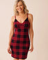La Vie en Rose_Savvy Red Buffalo Plaid_Buffalo Plaid Super Soft Nightie_40500460_P60428_01