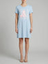 La Vie en Rose Windsurfer Women Heart Macaron Print Super Soft Sleepshirt SKU: 40500472_40264 Image 00