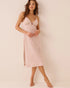 La Vie en Rose Snow White Leopard Women Leopard Print Super Soft Long Nightie SKU: 40500500_P10635 Image 01