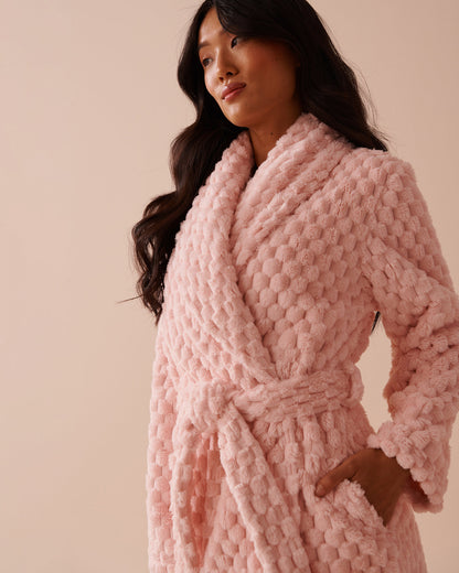 Soft Plush Quilted Effect Robe_40600190_60042_03
