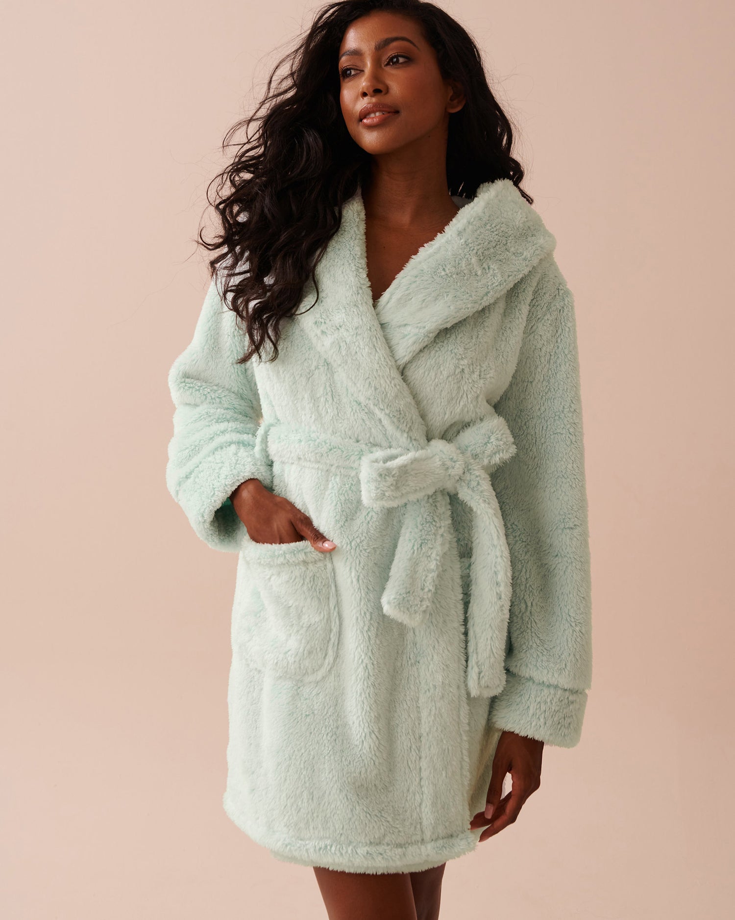 Soft Plush Hooded Robe_40600193_40137_01