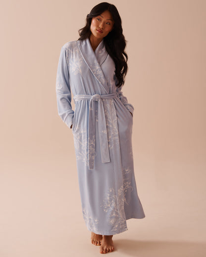 Velvety Softness Long Robe_40600196_P40399_01